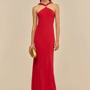 Cult Gaia — Phoebe Gown (Merlot), Size 6